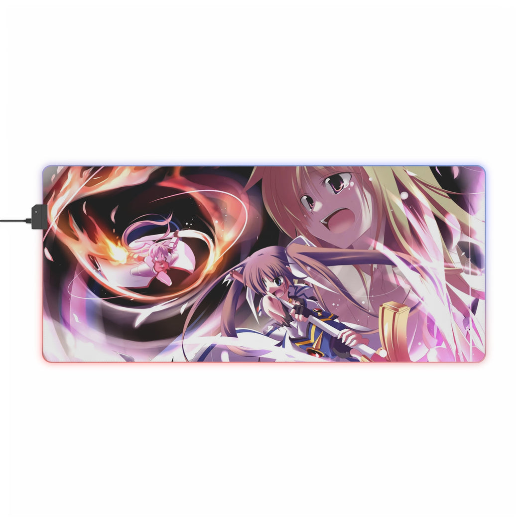 Magical Girl Lyrical Nanoha RGB LED Mouse Pad (Desk Mat)