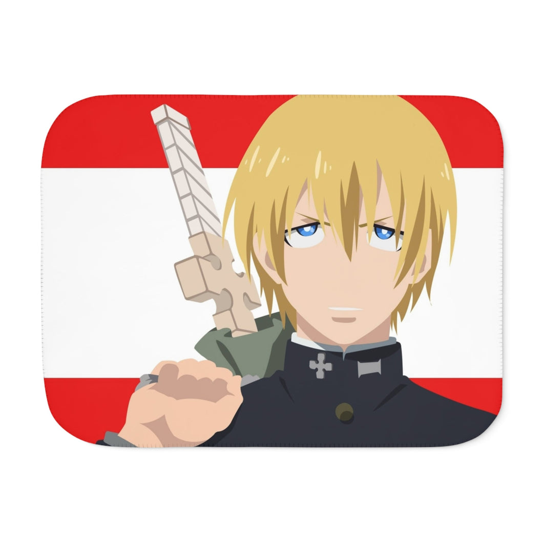 Fire Force Arthur Boyle Sherpa Blanket