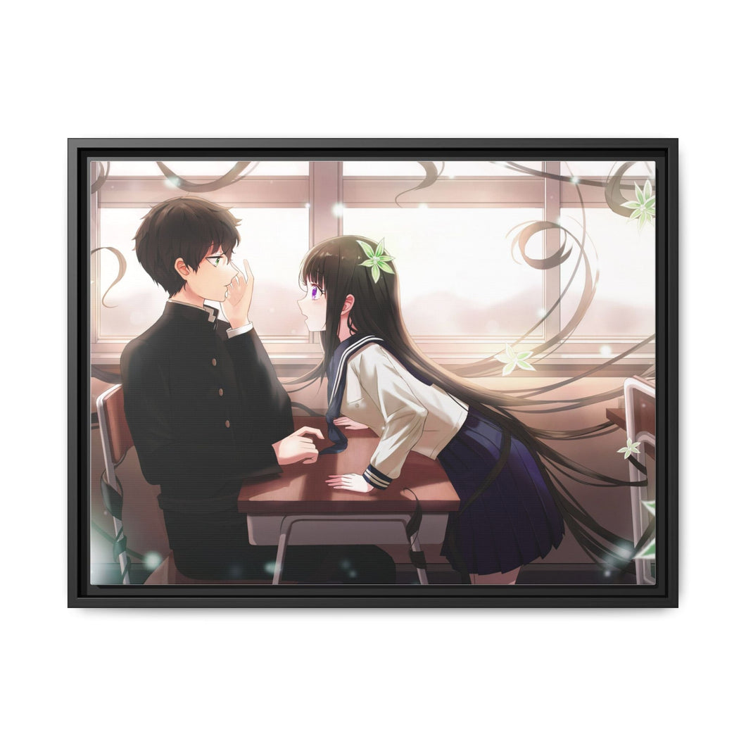 Hyouka Eru Chitanda Canvas Framed Art Print
