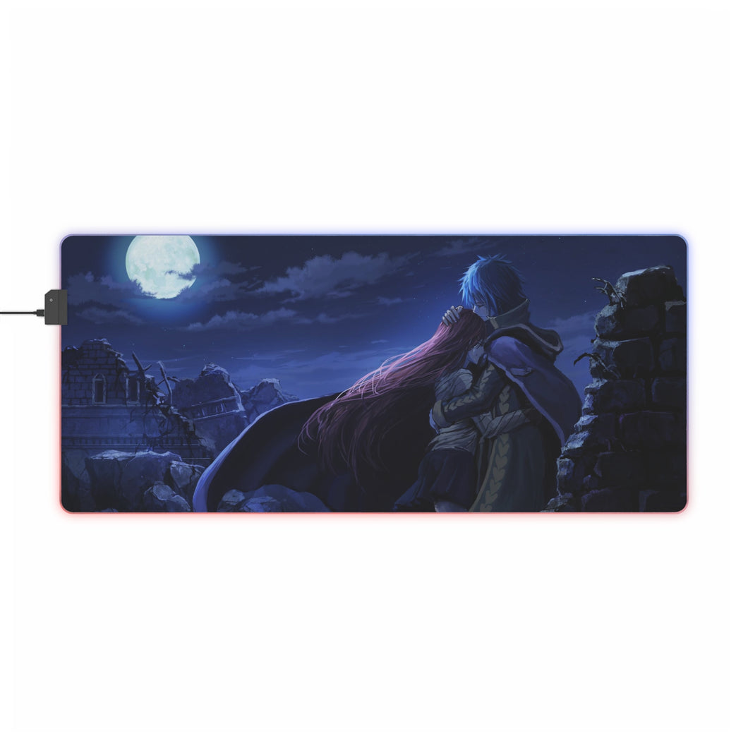 Fairy Tail Erza Scarlet, Jellal Fernandes RGB LED Mouse Pad (Desk Mat)
