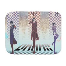 Load image into Gallery viewer, Durarara!! Izaya Orihara, Anri Sonohara Sherpa Blanket
