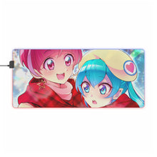 Load image into Gallery viewer, Lala Hagoromo &amp; Hoshina Hikaru RGB LED Mouse Pad (Desk Mat)
