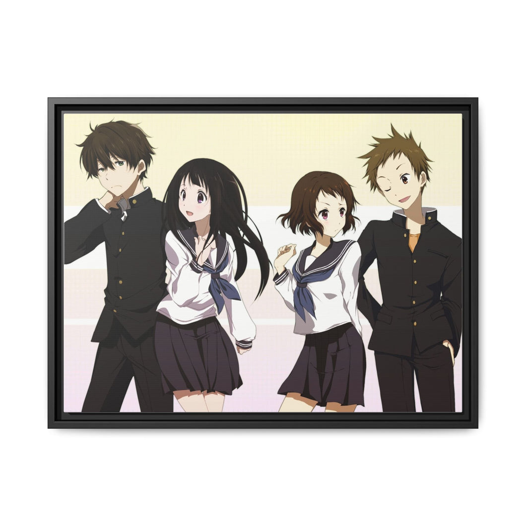 Hyuoka main members Canvas Framed Art Print