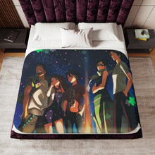 Load image into Gallery viewer, Anohana Sherpa Blanket
