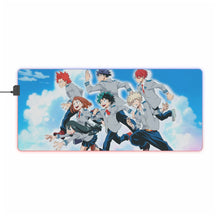 Load image into Gallery viewer, My Hero Academia Izuku Midoriya, Katsuki Bakugou, Tenya Iida, Tsuyu Asui RGB LED Mouse Pad (Desk Mat)
