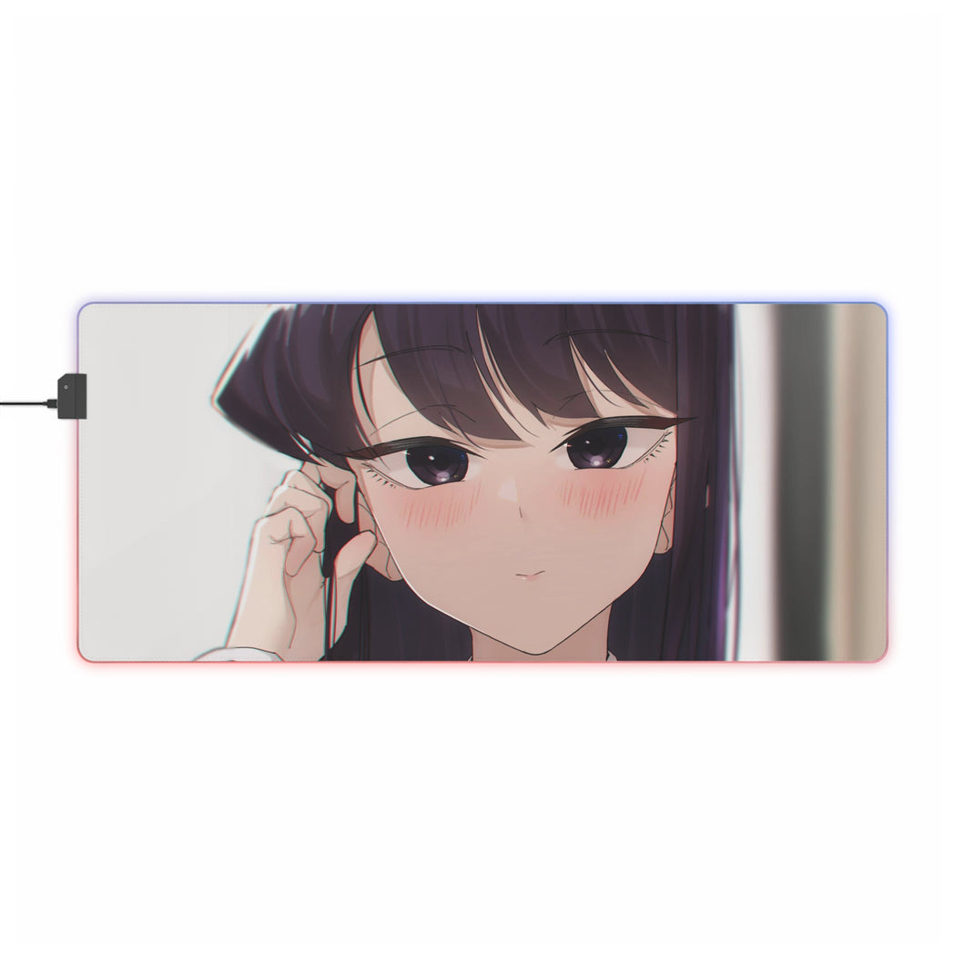 Komi Can't Communicate Komi Shouko RGB LED Mouse Pad (Desk Mat)