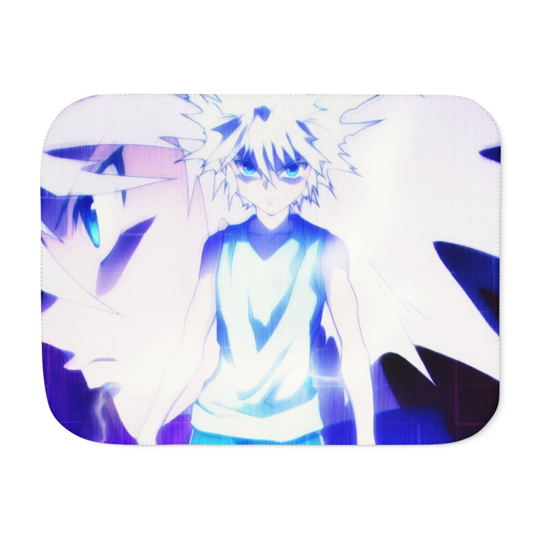 Killua Zoldyck Sherpa Blanket