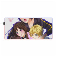 Noragami Yato, Yukine, Hiyori Iki, Noragami RGB LED Mouse Pad (Desk Mat)