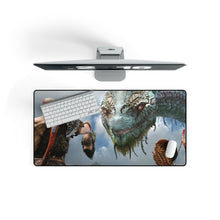 Load image into Gallery viewer, Mimir talking with Jörmungandr (World Serpent) Mouse Pad (Desk Mat)
