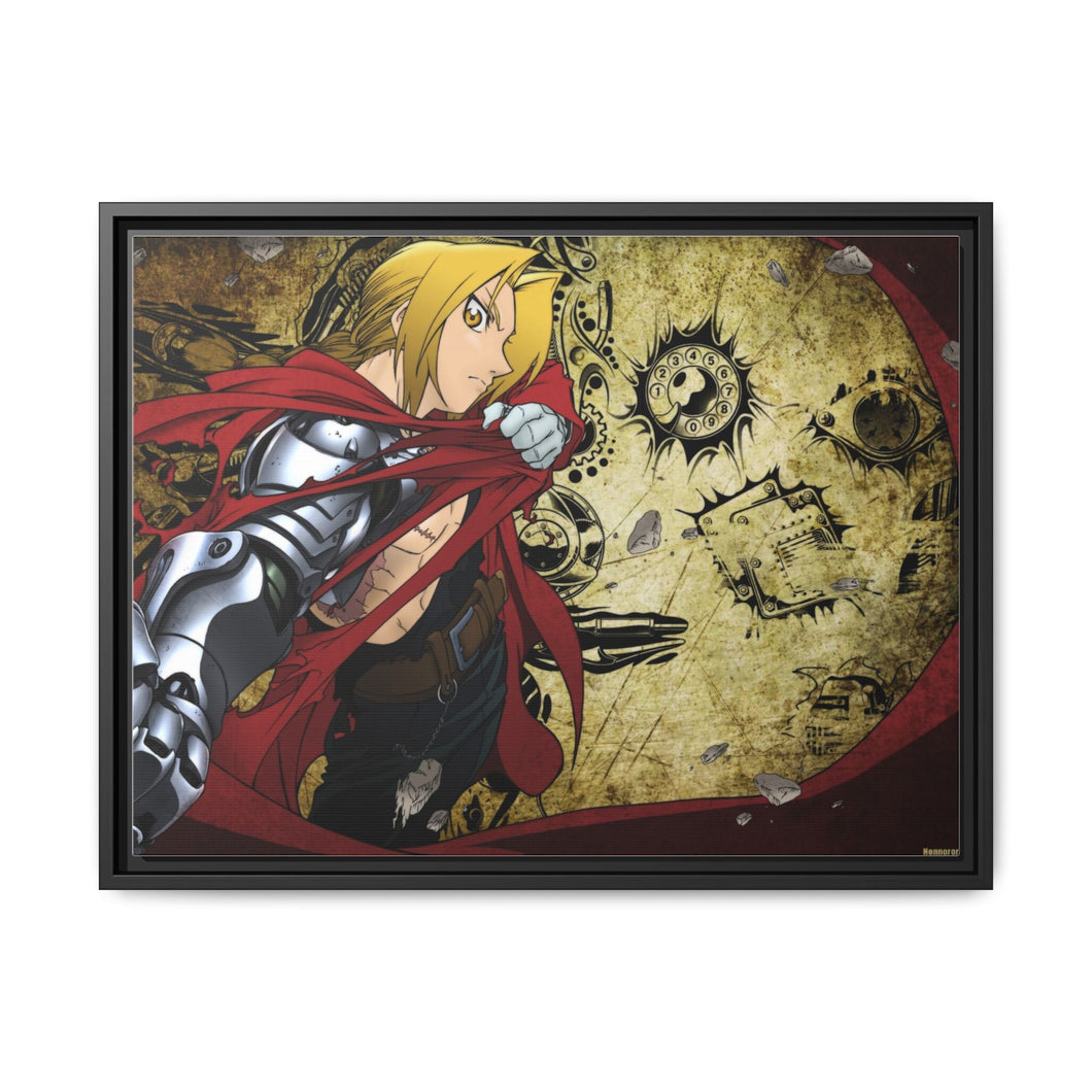 Anime FullMetal Alchemist Canvas Framed Art Print