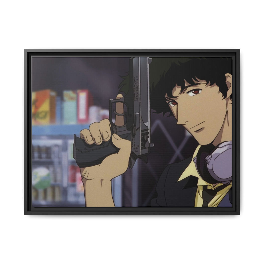 Anime Cowboy Bebopr Canvas Framed Art Print