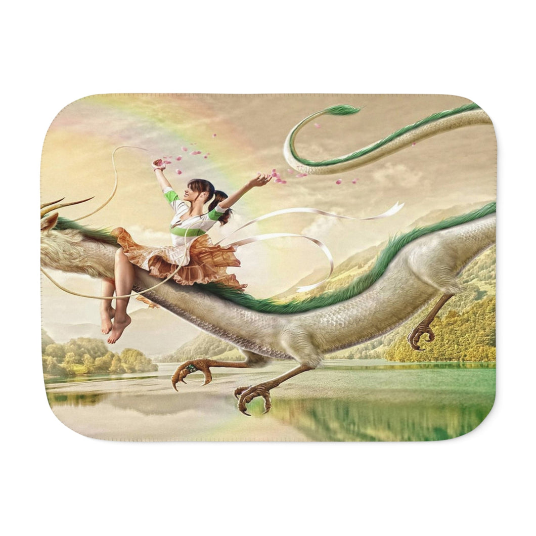 Anime Spirited Away Sherpa Blanket