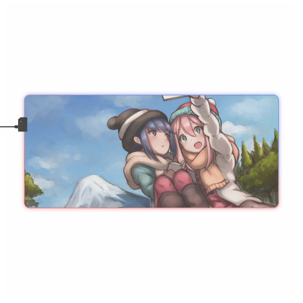 Laid-Back Camp by RGB LED Mouse Pad (Desk Mat)