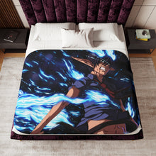 Load image into Gallery viewer, Blue Exorcist Rin Okumura Sherpa Blanket
