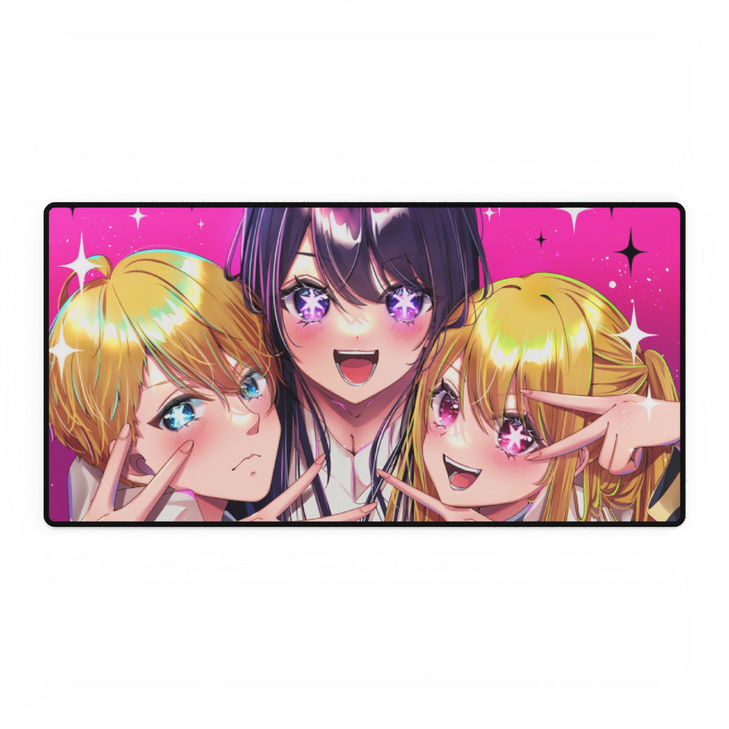 Hoshino Ai, Aquamarine Hoshino & Ru Mouse Pad (Desk Mat)