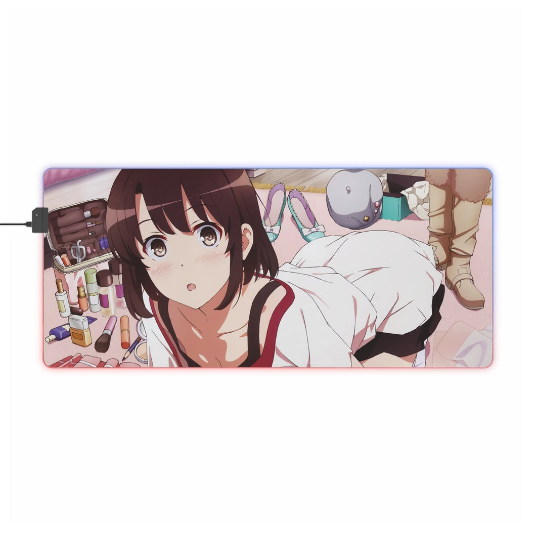 Saekano: How To Raise A Boring Girlfriend RGB LED Mouse Pad (Desk Mat)