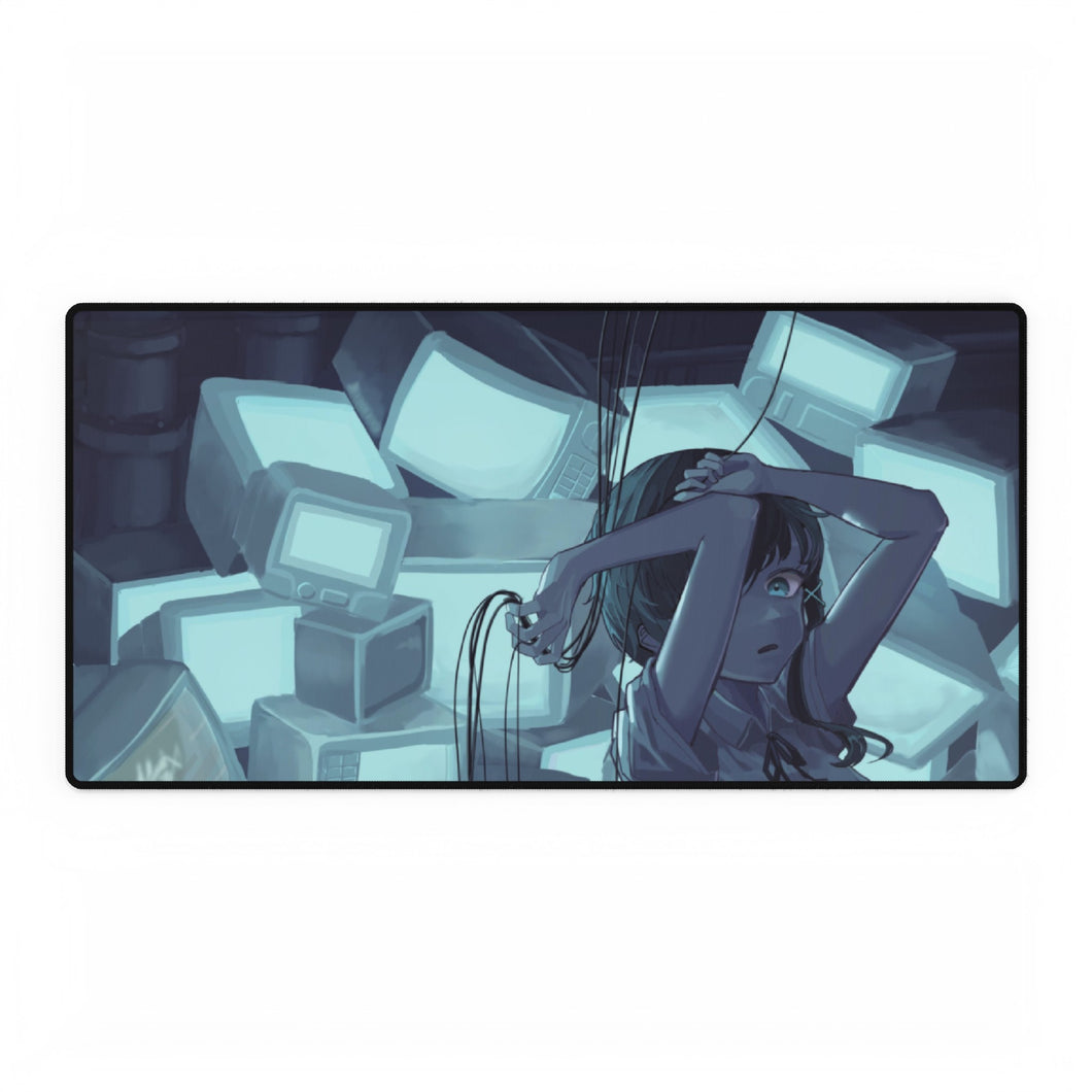 Anime Serial Experiments Lain Mouse Pad (Desk Mat)
