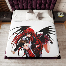 Load image into Gallery viewer, High School DxD Rias Gremory, Issei Hyoudou, Ddraig Sherpa Blanket

