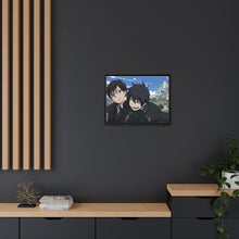 Load image into Gallery viewer, Blue Exorcist Canvas Framed Art Print
