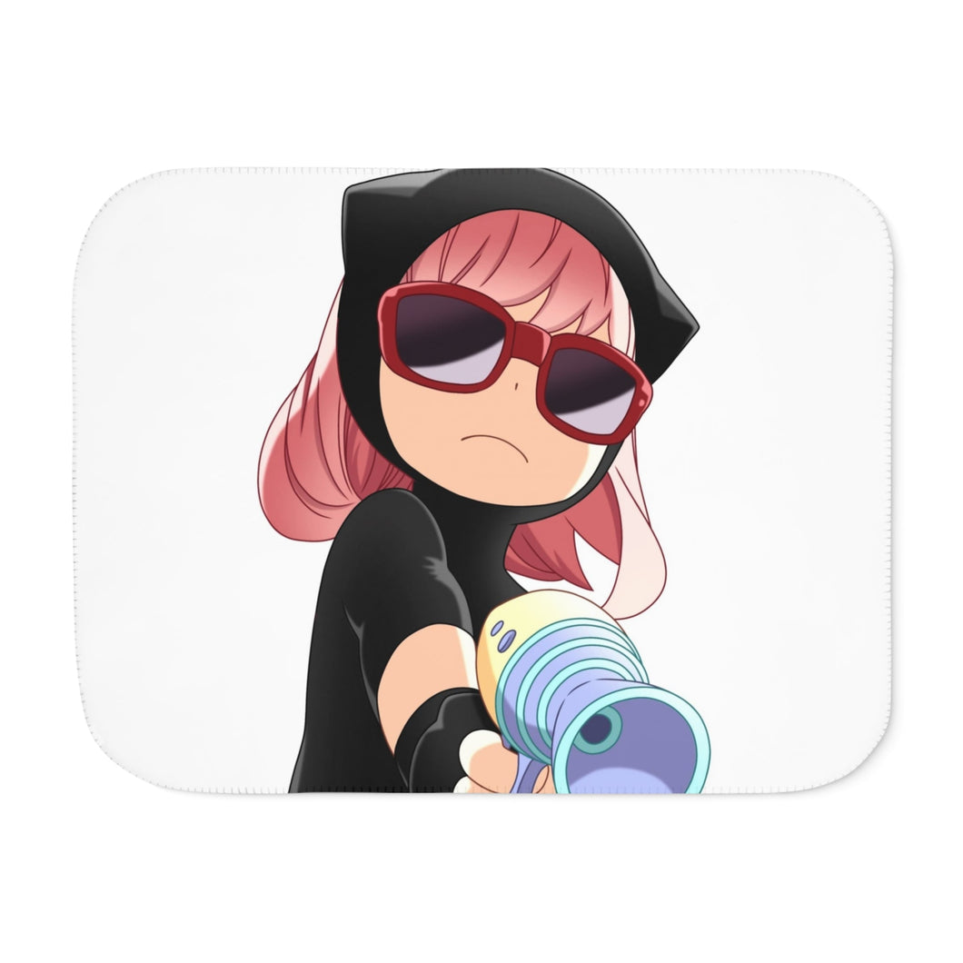 Anime Spy x Family Sherpa Blanket