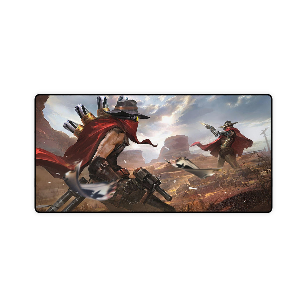 High noon showdown Mouse Pad (Desk Mat)