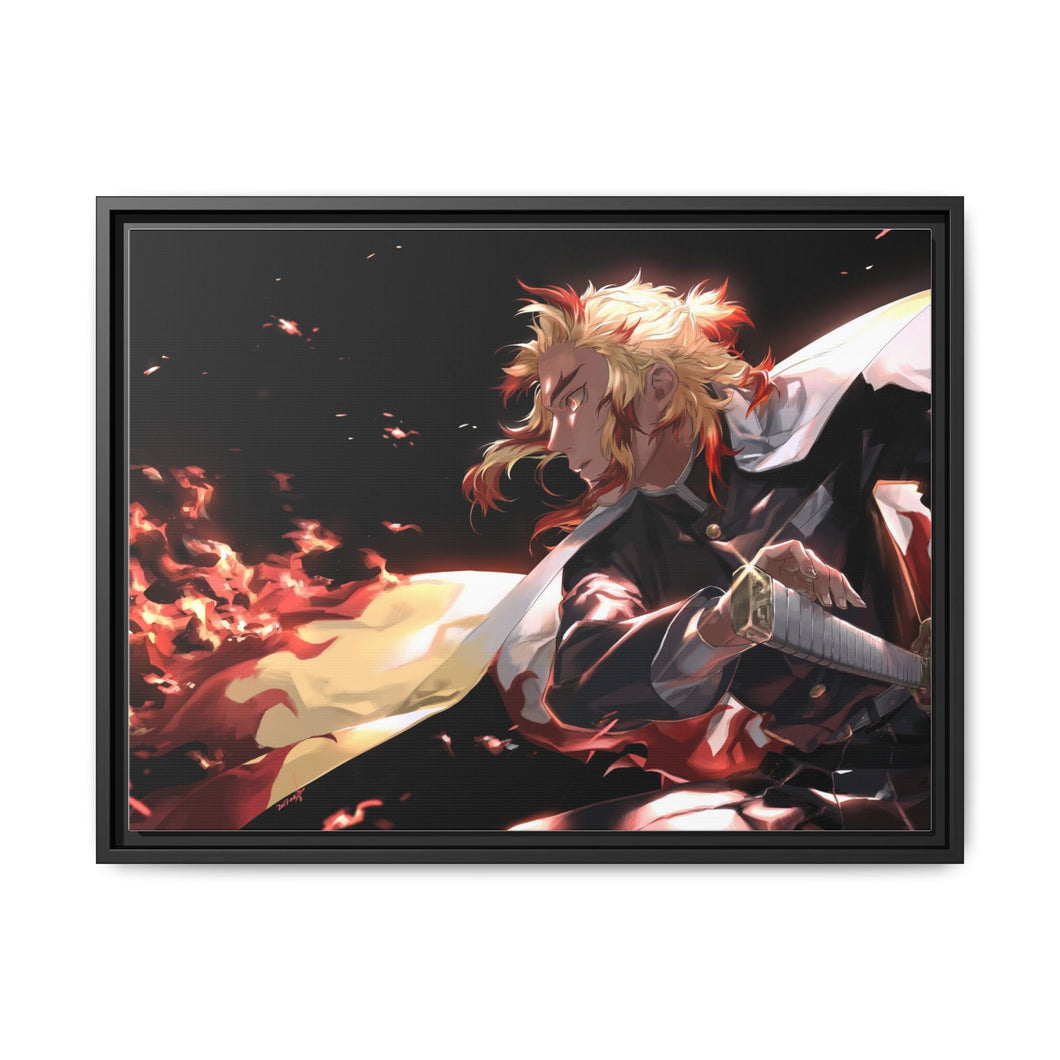 Demon Slayer: Kimetsu no Yaiba Canvas Framed Art Print