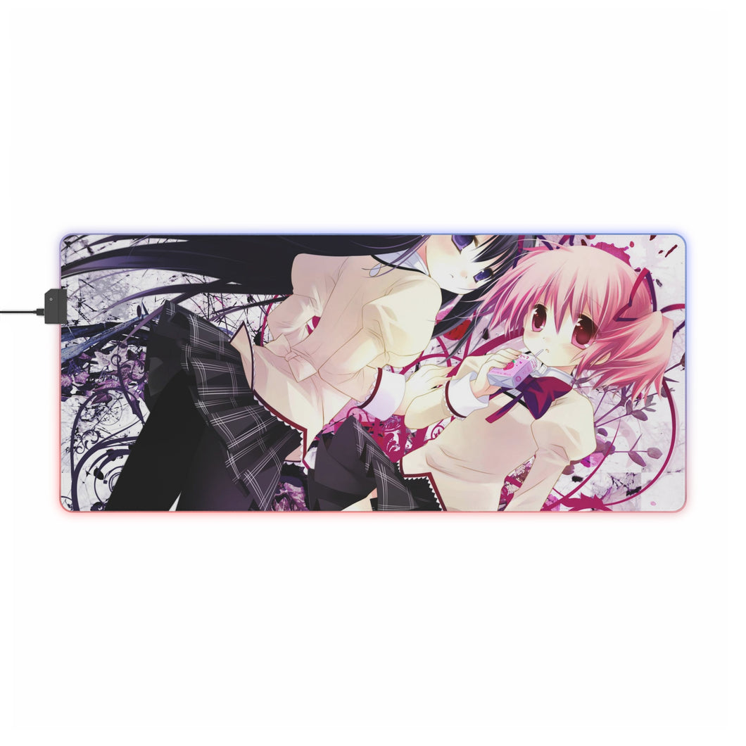 Puella Magi Madoka Magica RGB LED Mouse Pad (Desk Mat)
