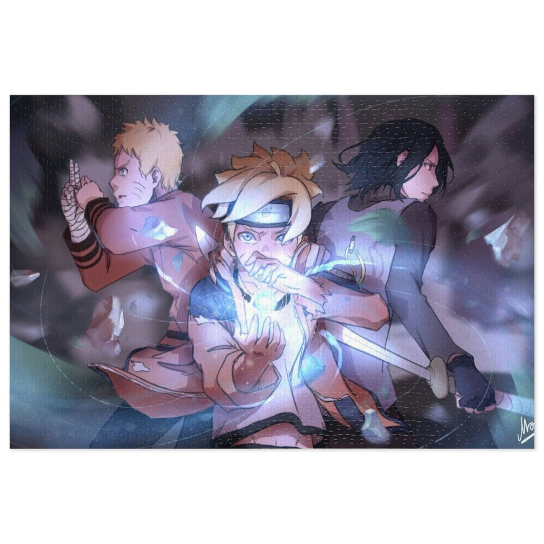Naruto, Sasuke and Boruto Jigsaw Puzzle