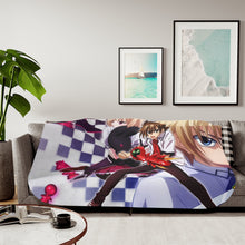Load image into Gallery viewer, High School DxD Issei Hyoudou, Yuuto Kiba, Ddraig Sherpa Blanket
