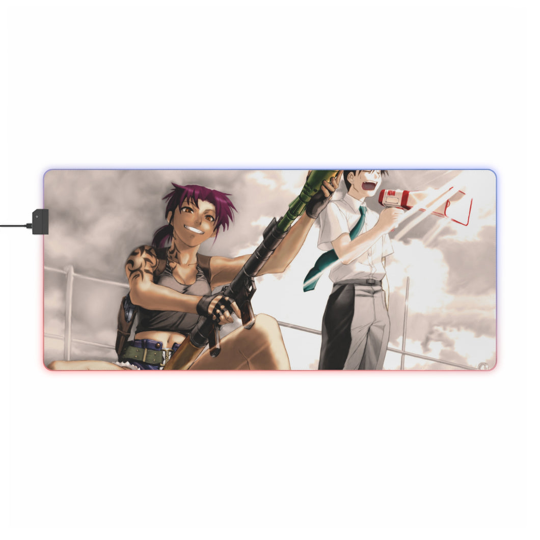 Black Lagoon RGB LED Mouse Pad (Desk Mat)