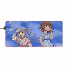 Load image into Gallery viewer, Index, Mikoto Misaka RGB LED Mouse Pad (Desk Mat)

