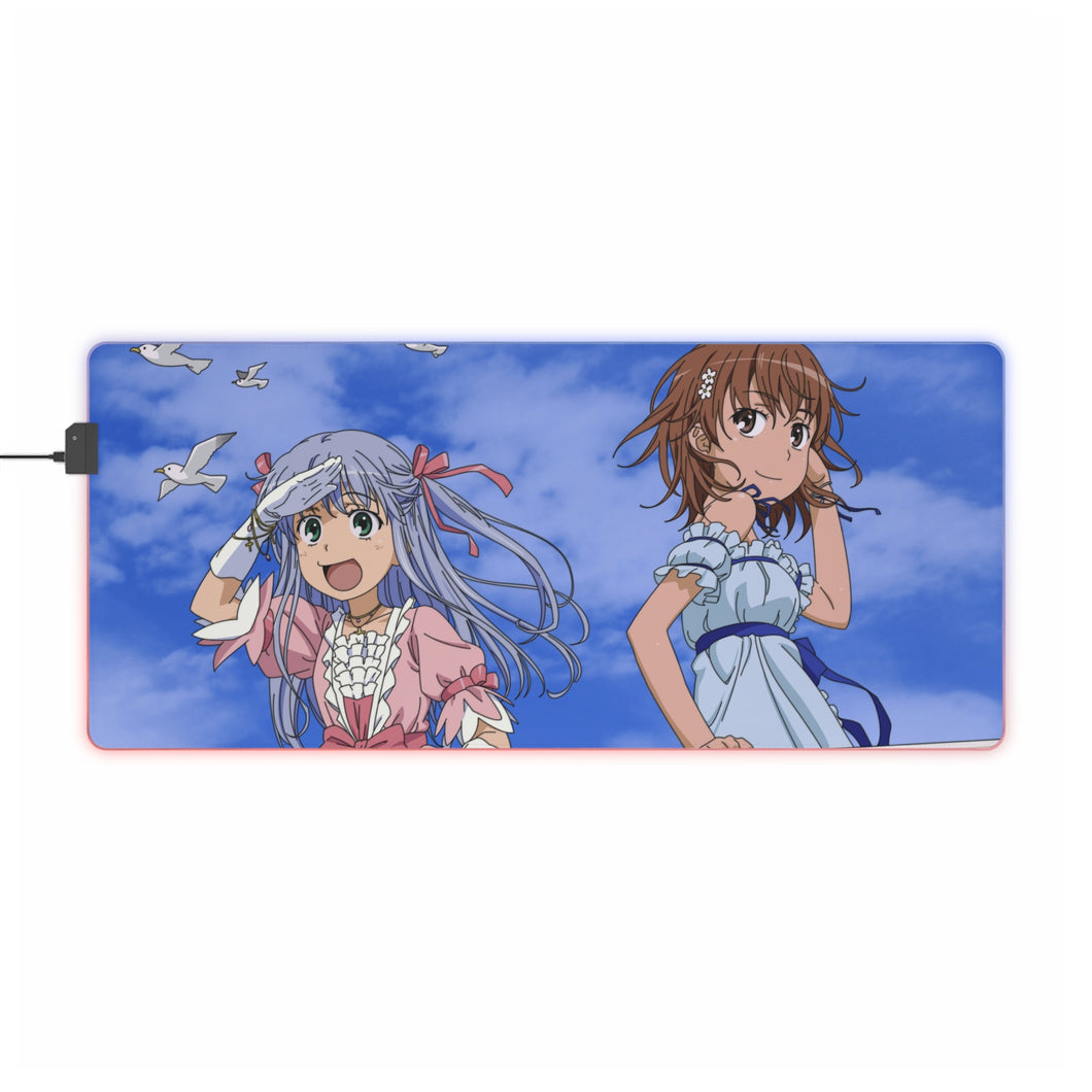 Index, Mikoto Misaka RGB LED Mouse Pad (Desk Mat)