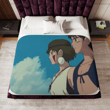 Load image into Gallery viewer, Ashitaka and San Sherpa Blanket
