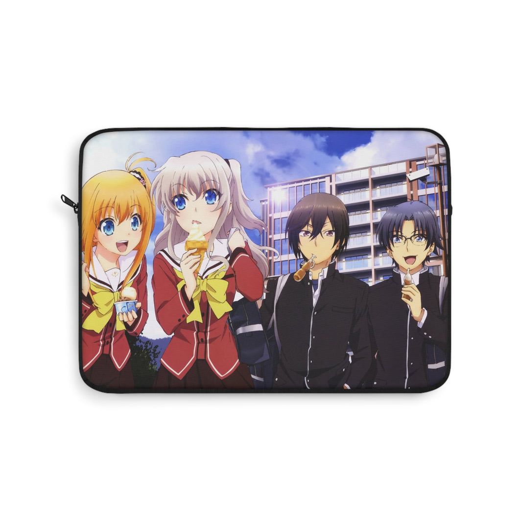 Charlotte Nao Tomori, Joujirou Takajou, Yusa Kurobane Laptop Sleeve