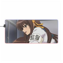 Load image into Gallery viewer, The Melancholy Of Haruhi Suzumiya RGB LED Mouse Pad (Desk Mat)
