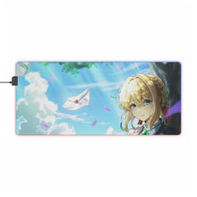 Load image into Gallery viewer, Violet Evergarden RGB LED Mouse Pad (Desk Mat)
