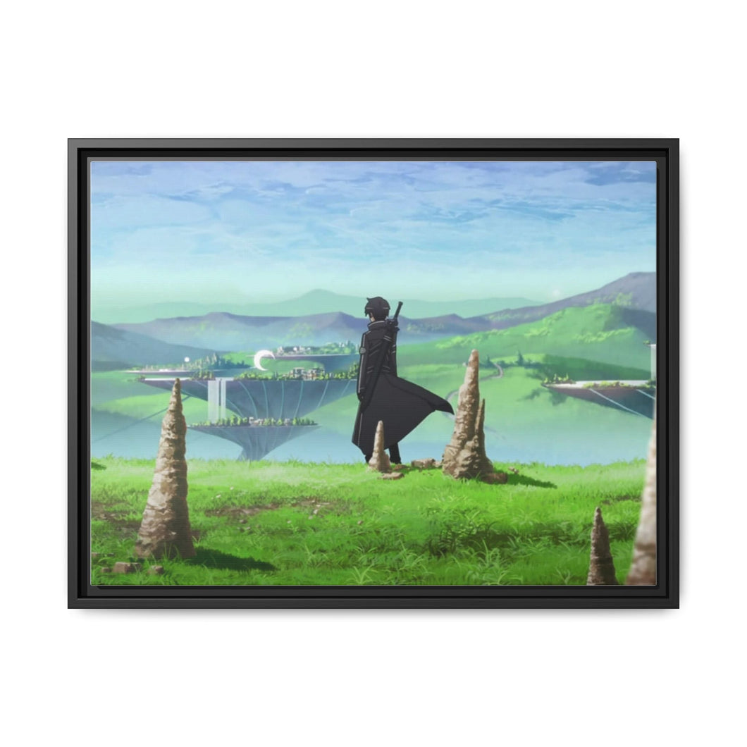 Sword Art Online Canvas Framed Art Print