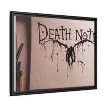Load image into Gallery viewer, Anime Death Note Canvas Framed Art Print
