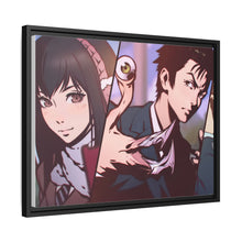 Load image into Gallery viewer, Girls who love the man in the middle Canvas Framed Art Print
