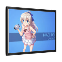 Load image into Gallery viewer, Nao Tomori holding a camera Canvas Framed Art Print
