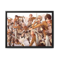 Shingeki no Kyojin - 104th Trainees Squad Canvas Framed Art Print