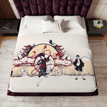 Load image into Gallery viewer, Anime Samurai Champloo Sherpa Blanket
