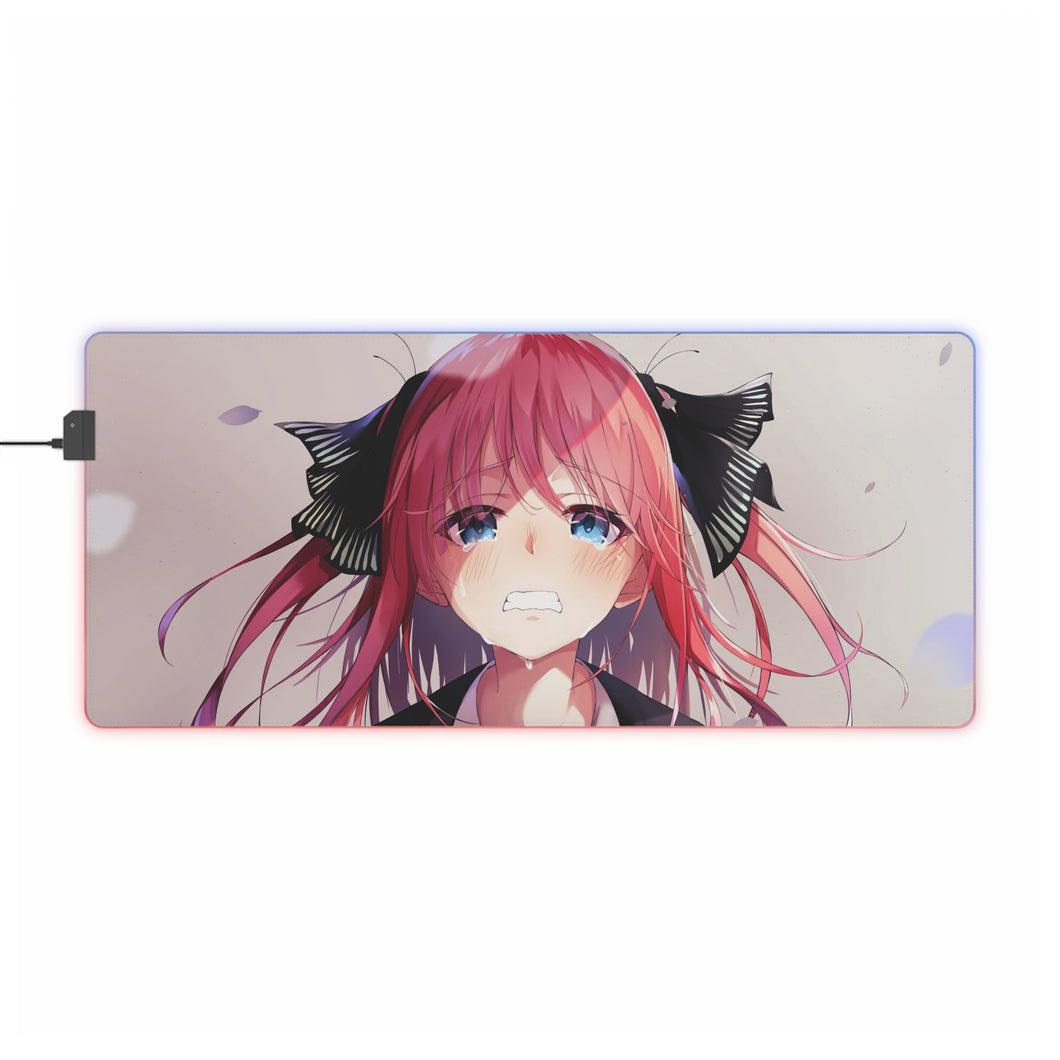 The Quintessential Quintuplets Nino Nakano RGB LED Mouse Pad (Desk Mat)