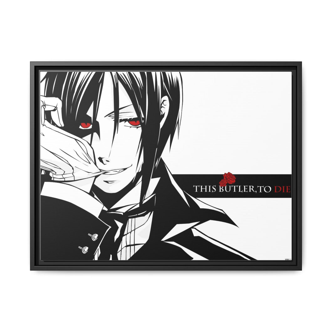Anime Black Butler Canvas Framed Art Print