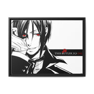 Anime Black Butler Canvas Framed Art Print