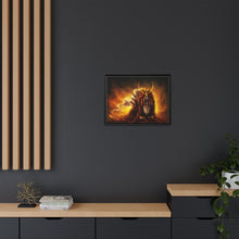 Load image into Gallery viewer, The holy guardian of the sacred fire Canvas Framed Art Print

