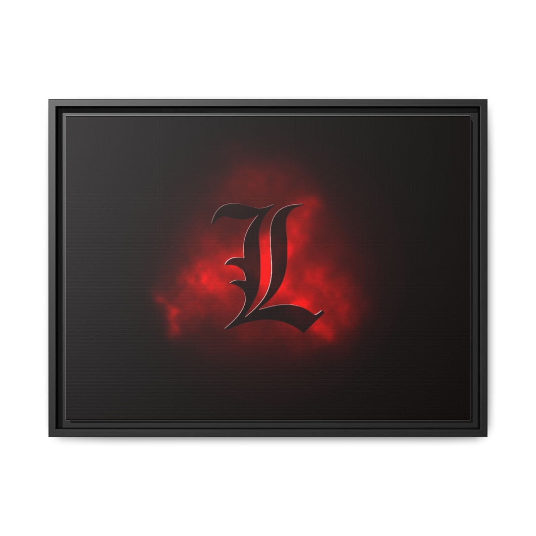 Anime Death Note Canvas Framed Art Print