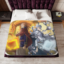 Load image into Gallery viewer, Black Clover Sherpa Blanket
