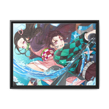 Load image into Gallery viewer, Demon Slayer: Kimetsu no Yaiba Nezuko Kamado Canvas Framed Art Print
