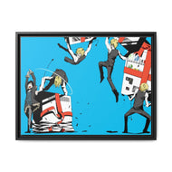 Durarara!! Izaya Orihara, Shizuo Heiwajima Canvas Framed Art Print